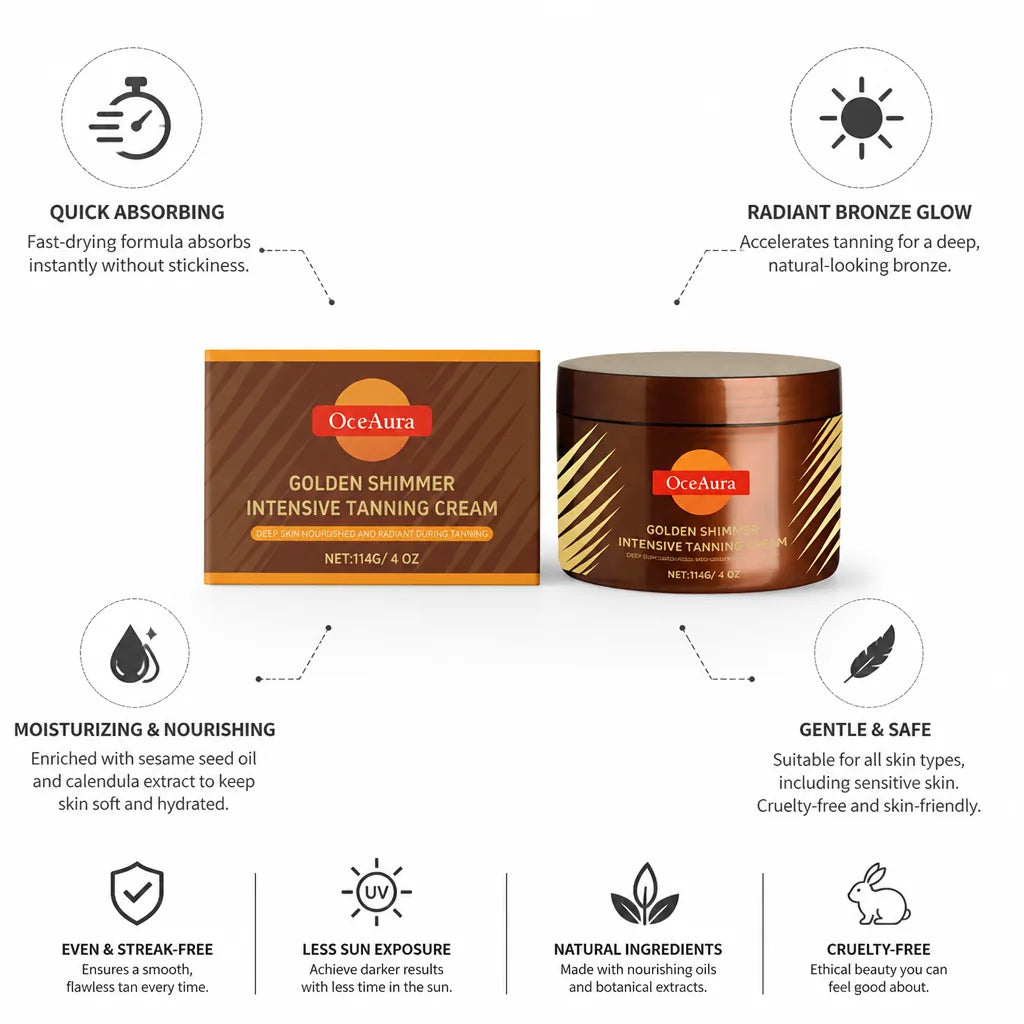 Tanning Gel Radiant Bronze Accelerator Quick-Absorbing & Moisturizing