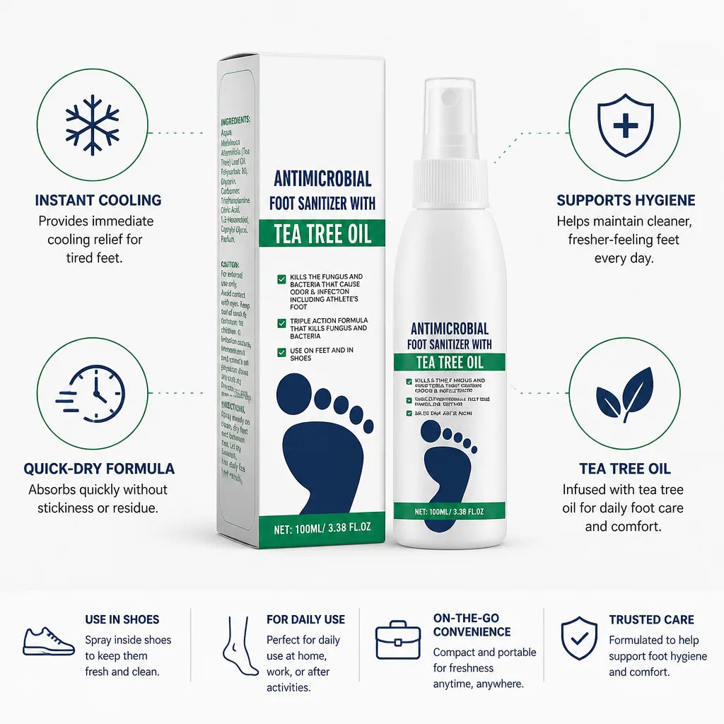Foot Spray Instant Cooling Quick-Dry