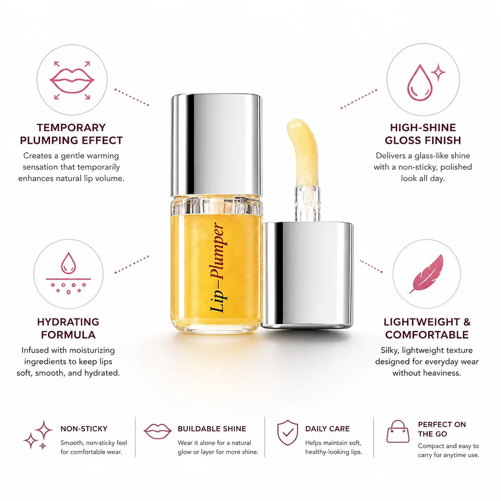 Lip Gloss Plumping Hydrating High-Shine