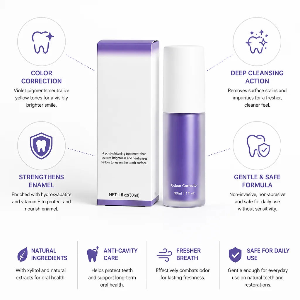 Teeth Serum Violet Color Neutralizer No Sensitivity