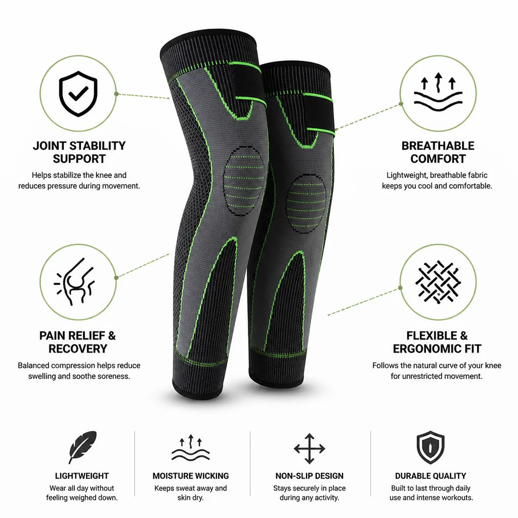 Knee Sleeve Stabilizing Breathable Compression