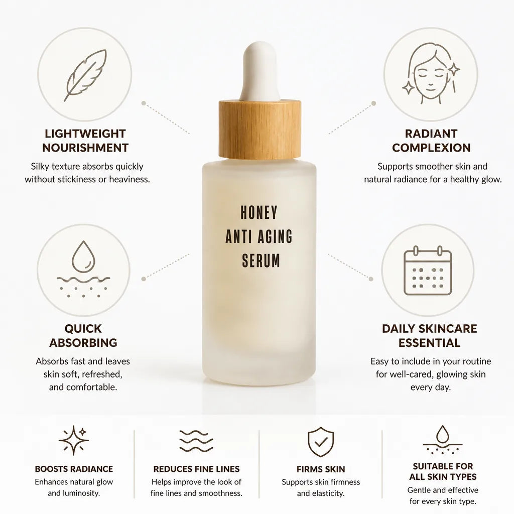 Facial Serum Radiance-Boosting Lightweight Quick-Absorbing