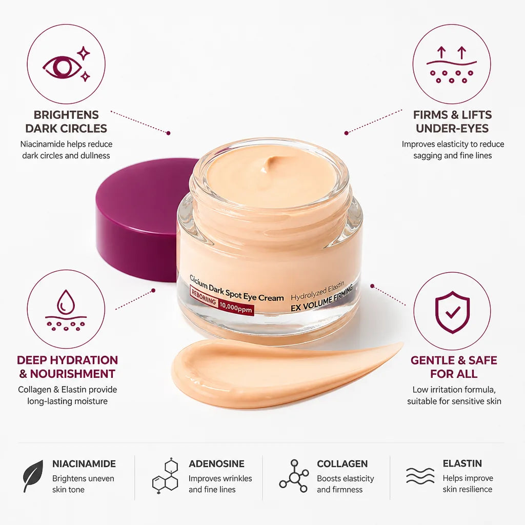 Under-Eye Cream Brightening & Firming Niacinamide & Collagen
