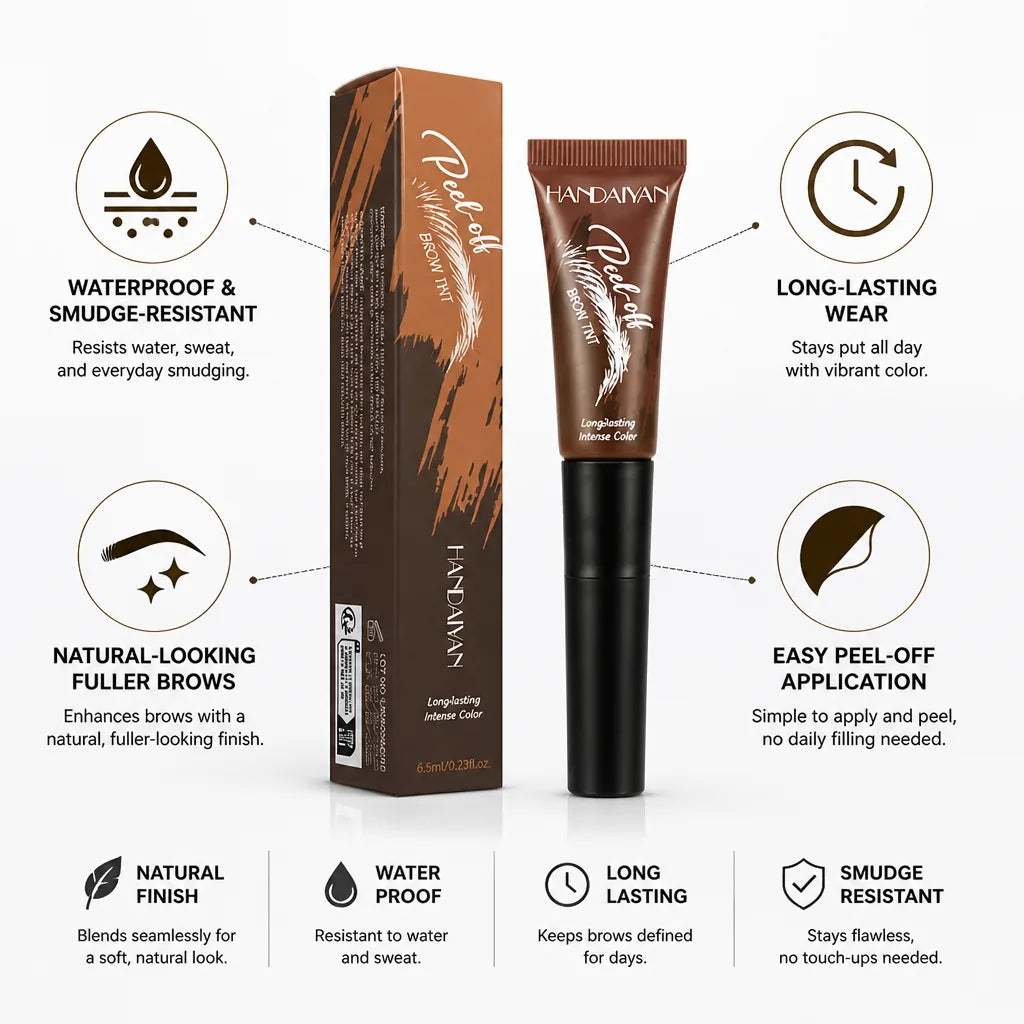 Brow Tint Peel-Off Waterproof Long-Lasting