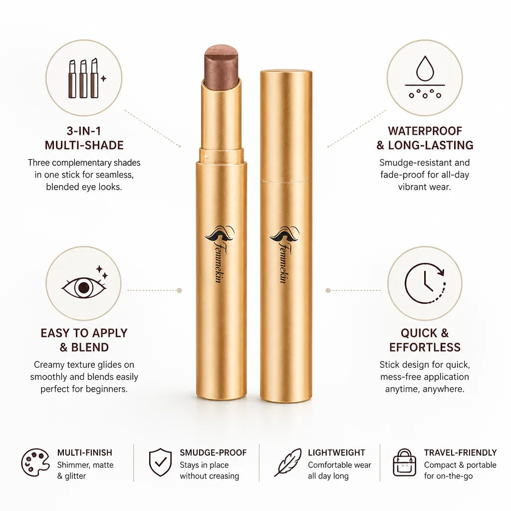 Eyeshadow Stick 3-In-1 Creamy Waterproof