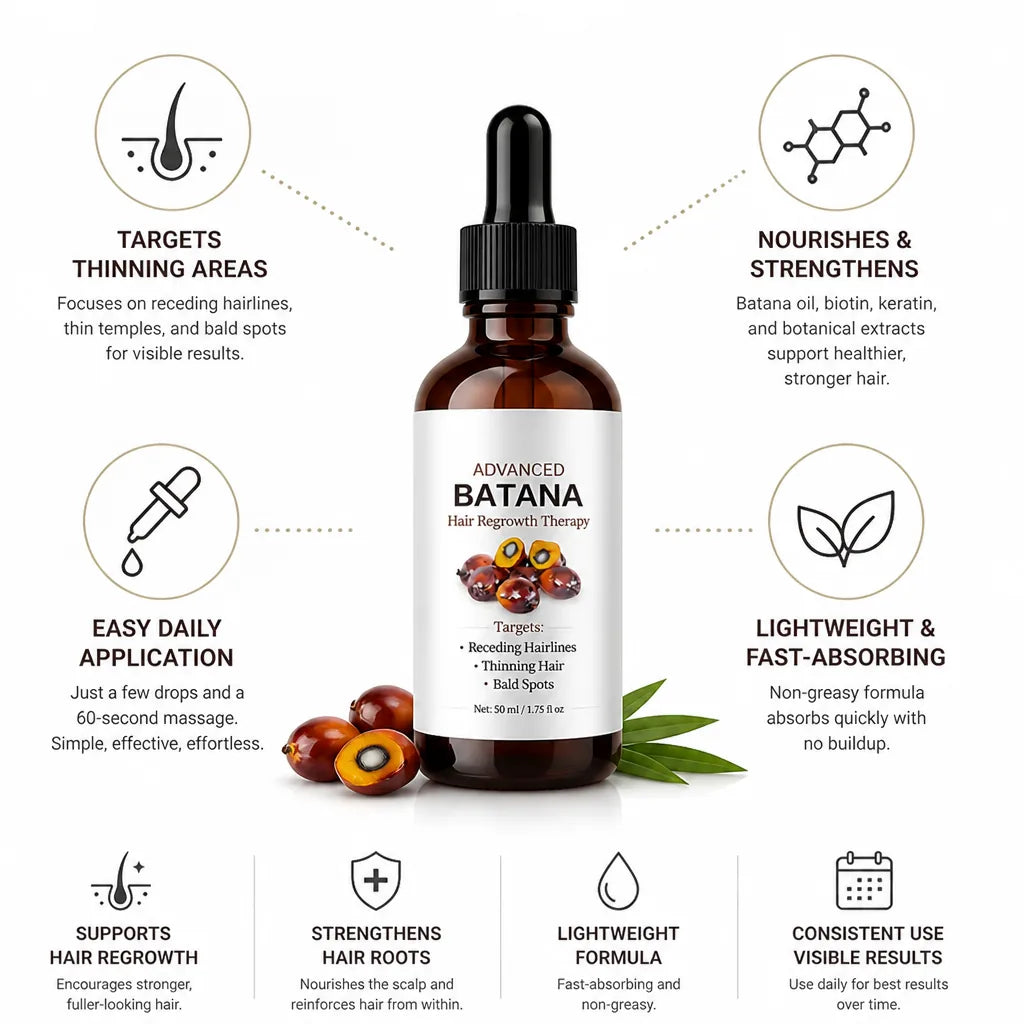 Hair Regrowth Serum Batana Oil & Biotin