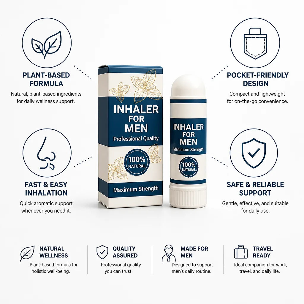 Nasal Inhaler Plant-Based Pocket-Friendly