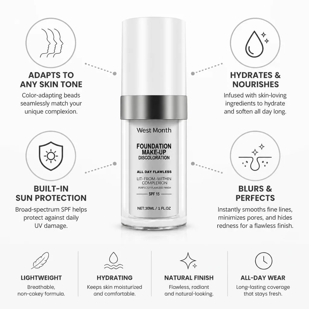 Foundation Color-Adapting Hydrating SPF Natural Finish