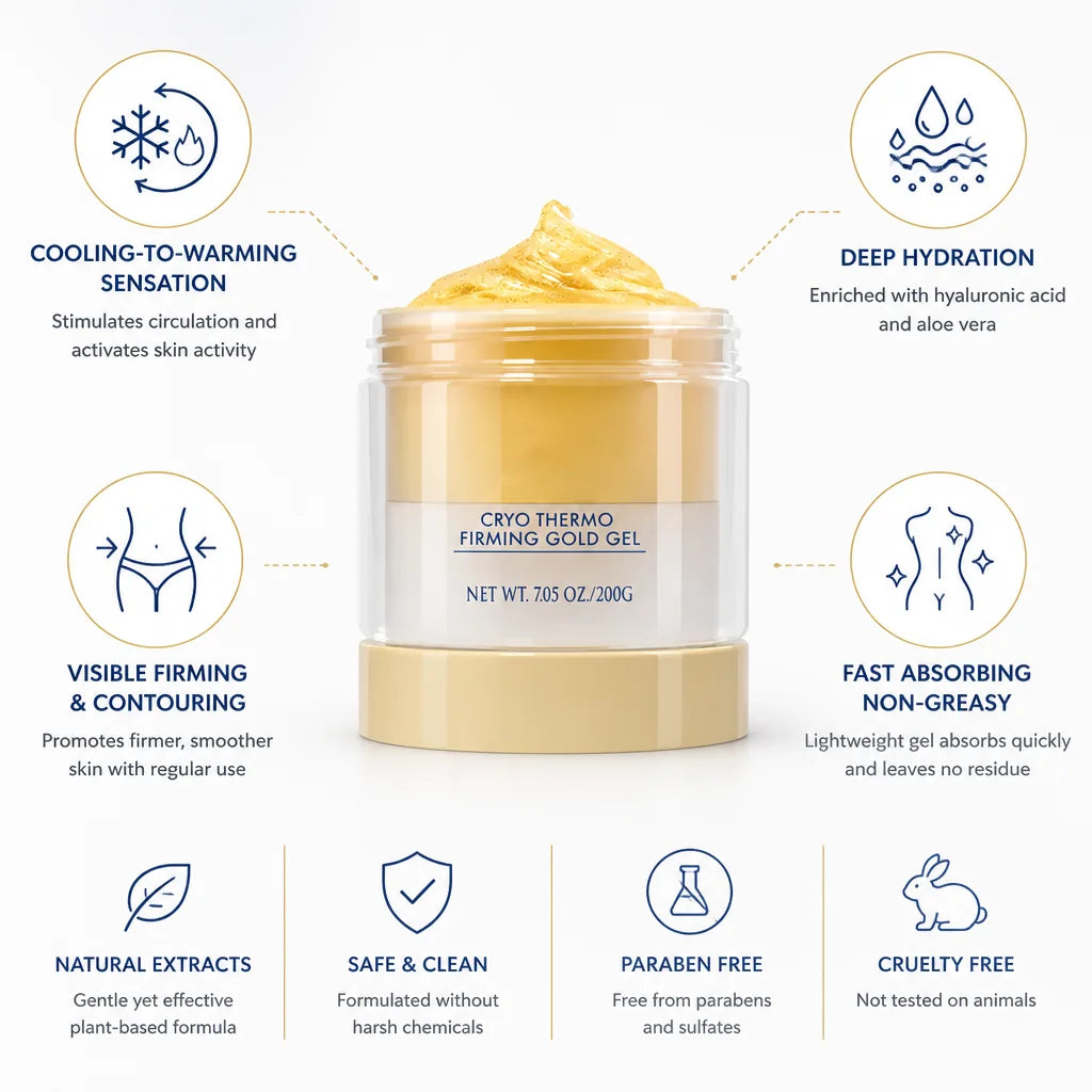Body Gel Anti-Cellulite Cooling-to-Warming Hyaluronic Acid