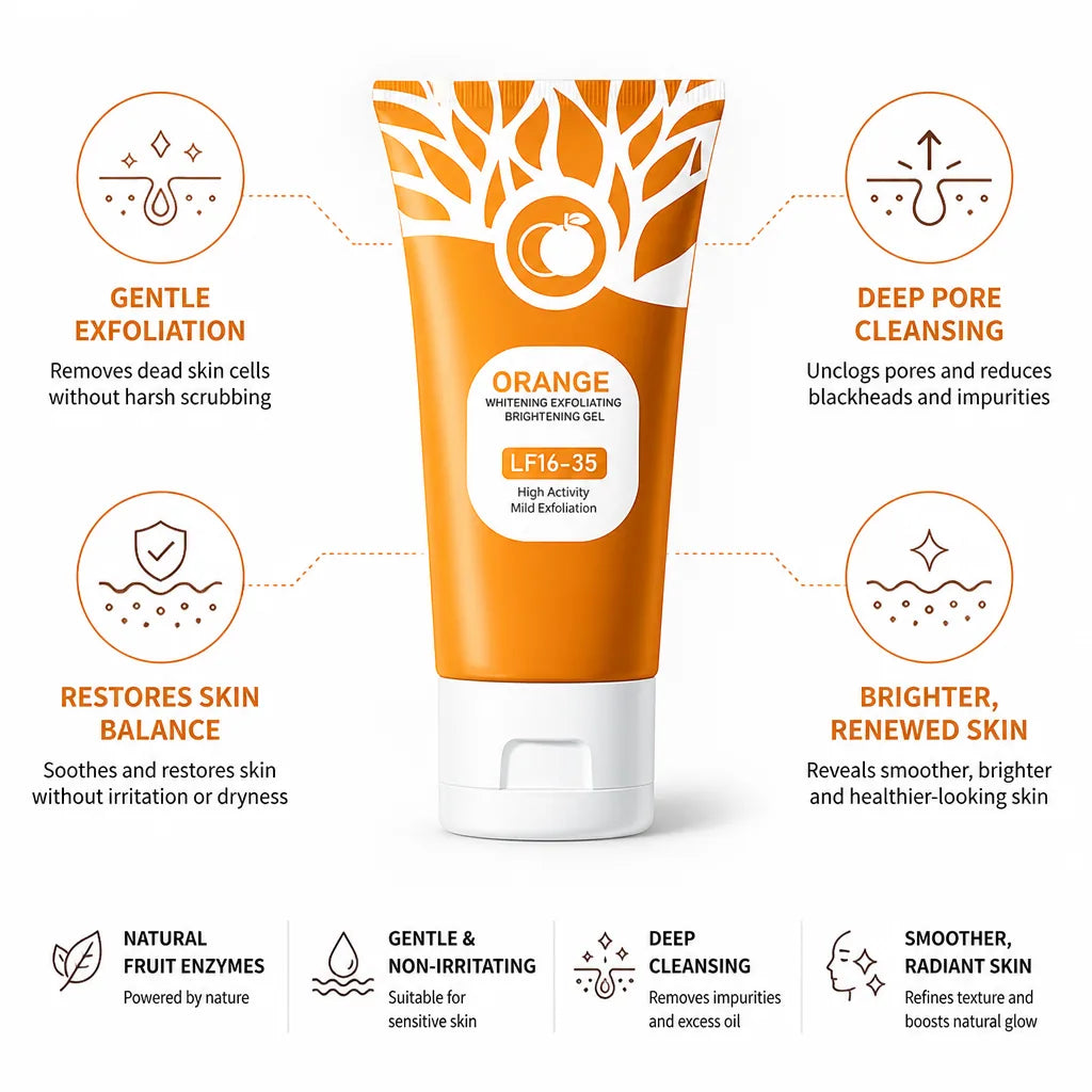 Face Exfoliating Gel Gentle Fruit Enzymes