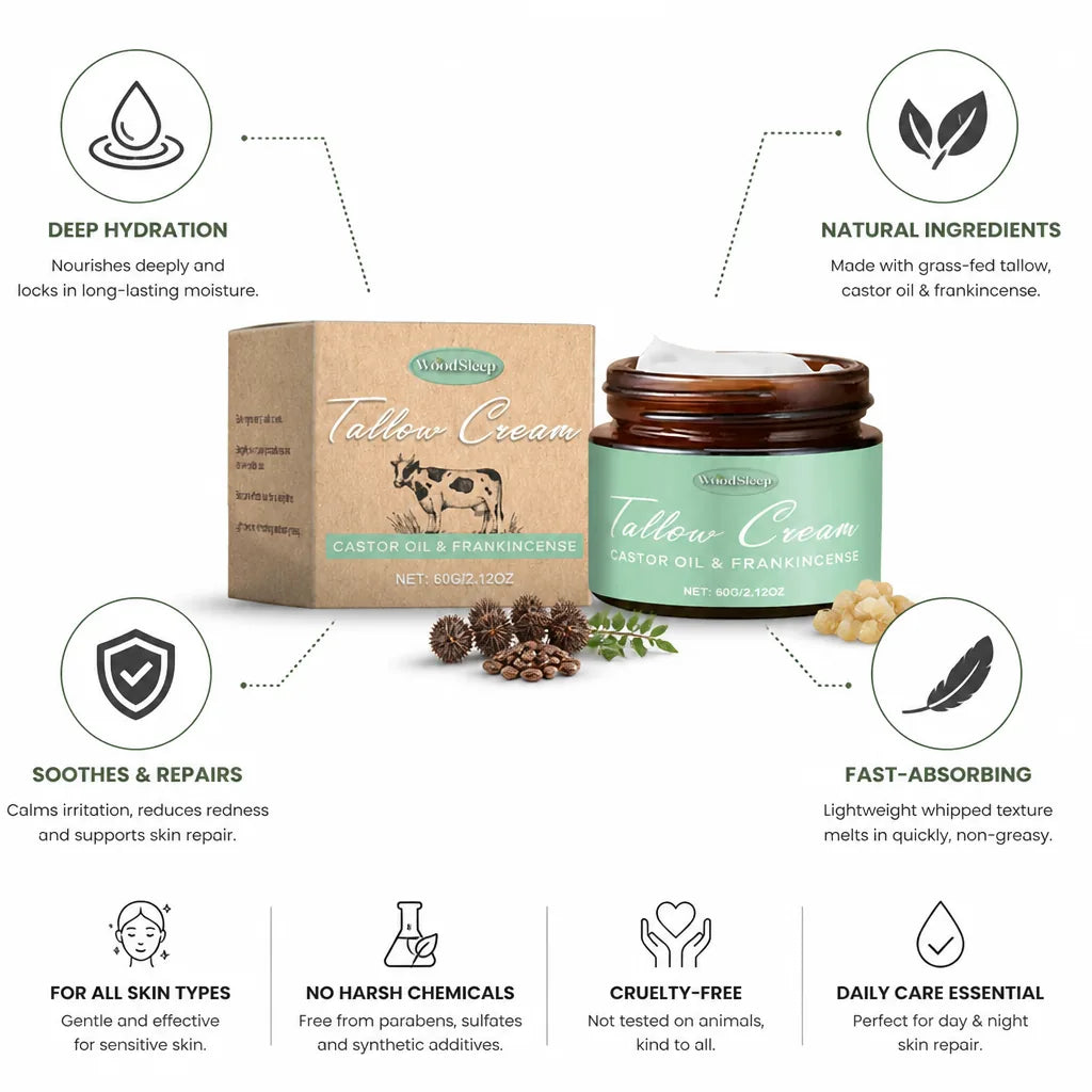 Skin Repair Balm Nourishing Tallow Fast-Absorbing