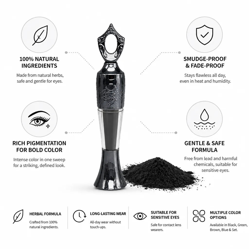 Eyeliner Herbal Smudge-Proof & Long-Lasting
