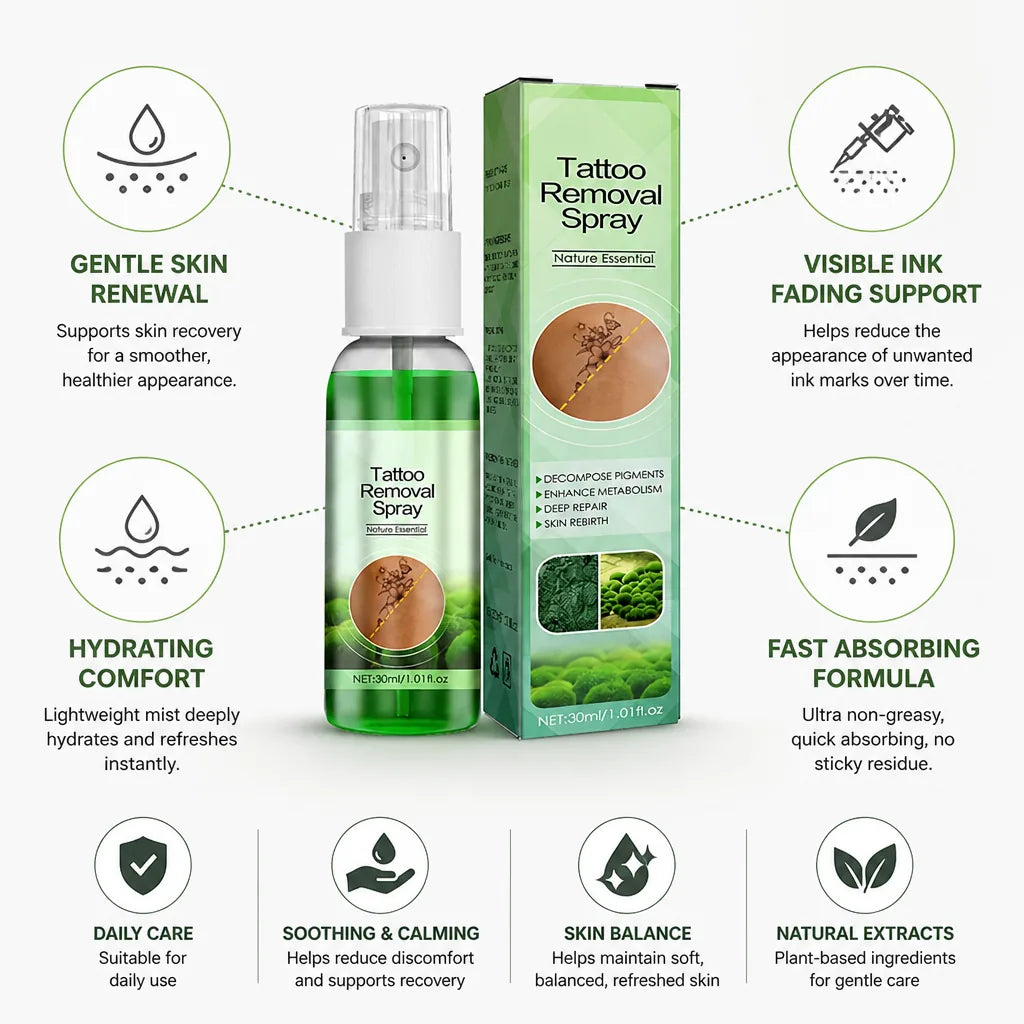 Tattoo Fading Spray Hydrating & Fast-Absorbing