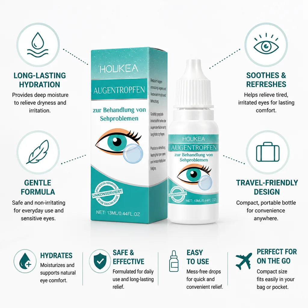 Eye Drops Long-Lasting Hydration Travel Size