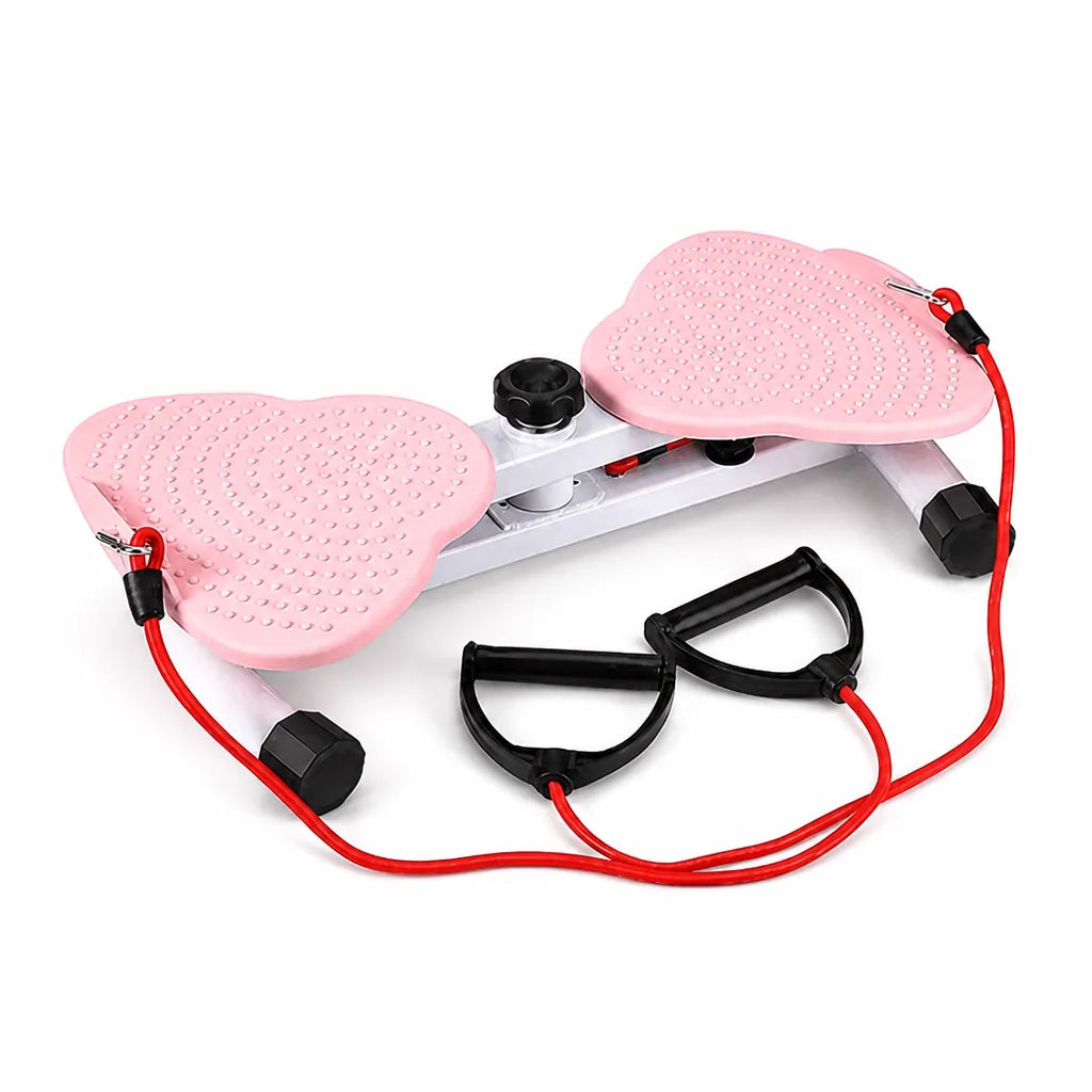 Core Twist Board Dual-Axis 360 Rotation & Resistance Bands