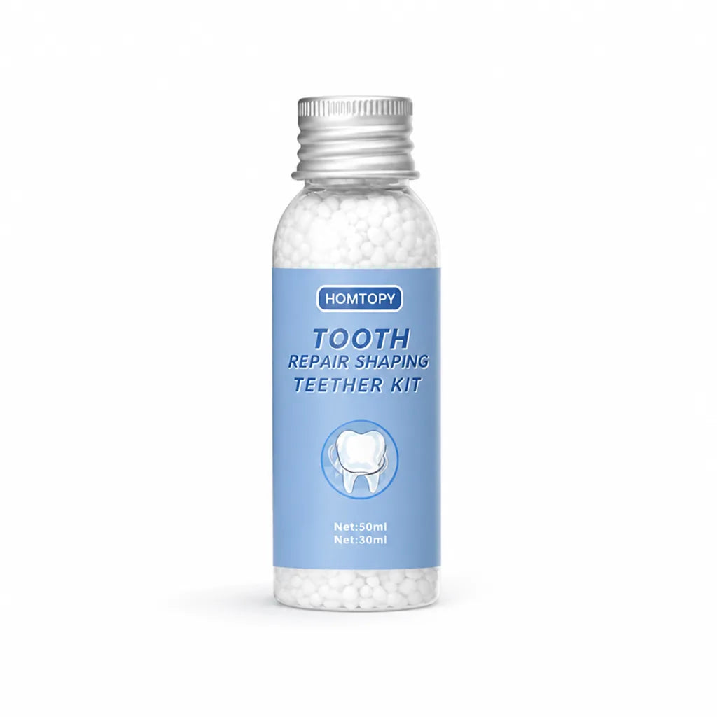 Tooth Repair Kit Heat-Moldable Granules Secure All-Day Fit