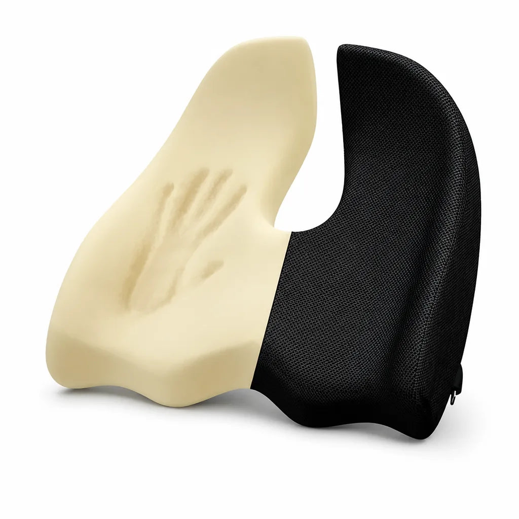 Seat Cushion Orthopedic Memory Foam Non-Slip Base