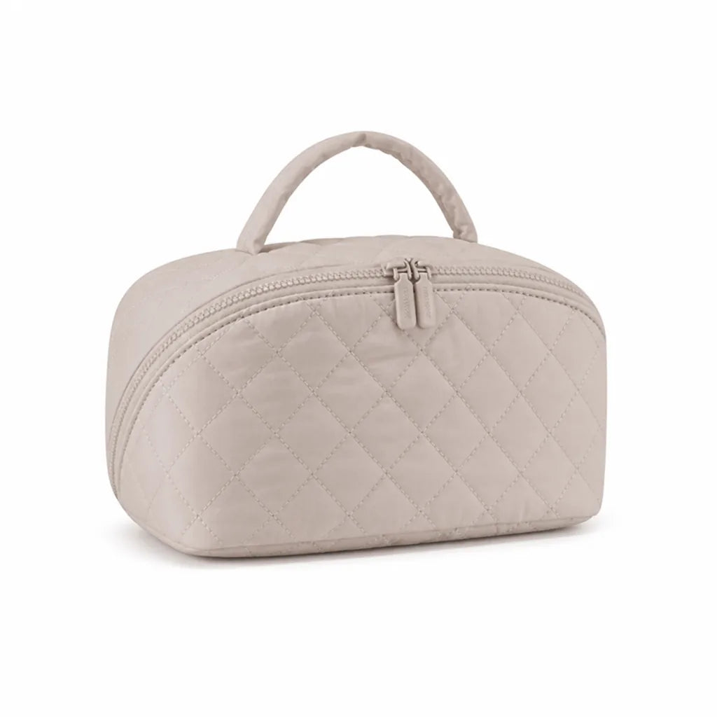 Travel Makeup Bag 180° Lay-Flat & Machine-Washable Lining