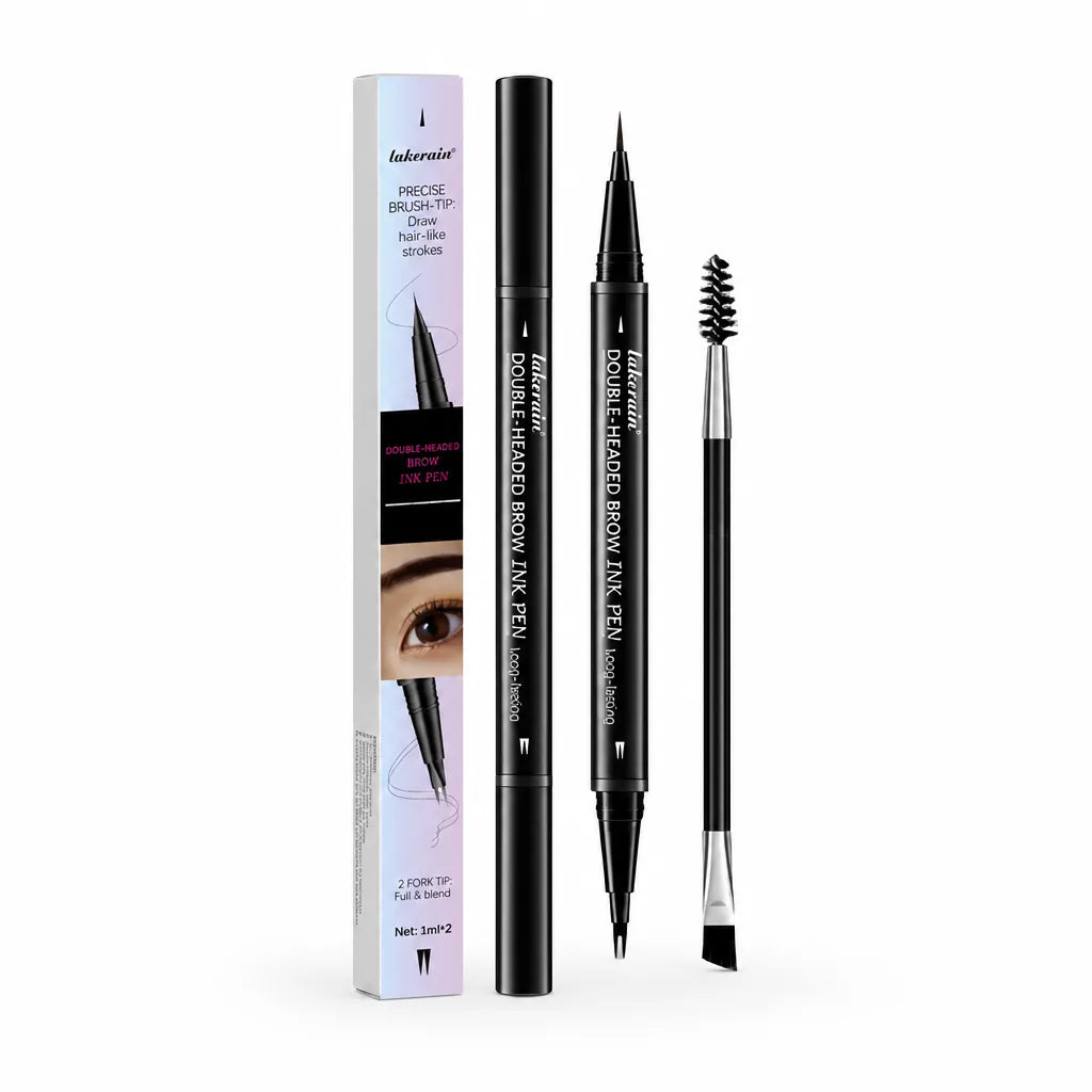 Brow Pen Dual-Ended Micro-Stroke Waterproof & Smudge-Proof