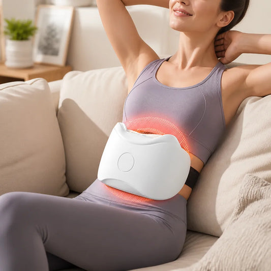 Abdominal Massager Heat & Vibration Wireless Rechargeable