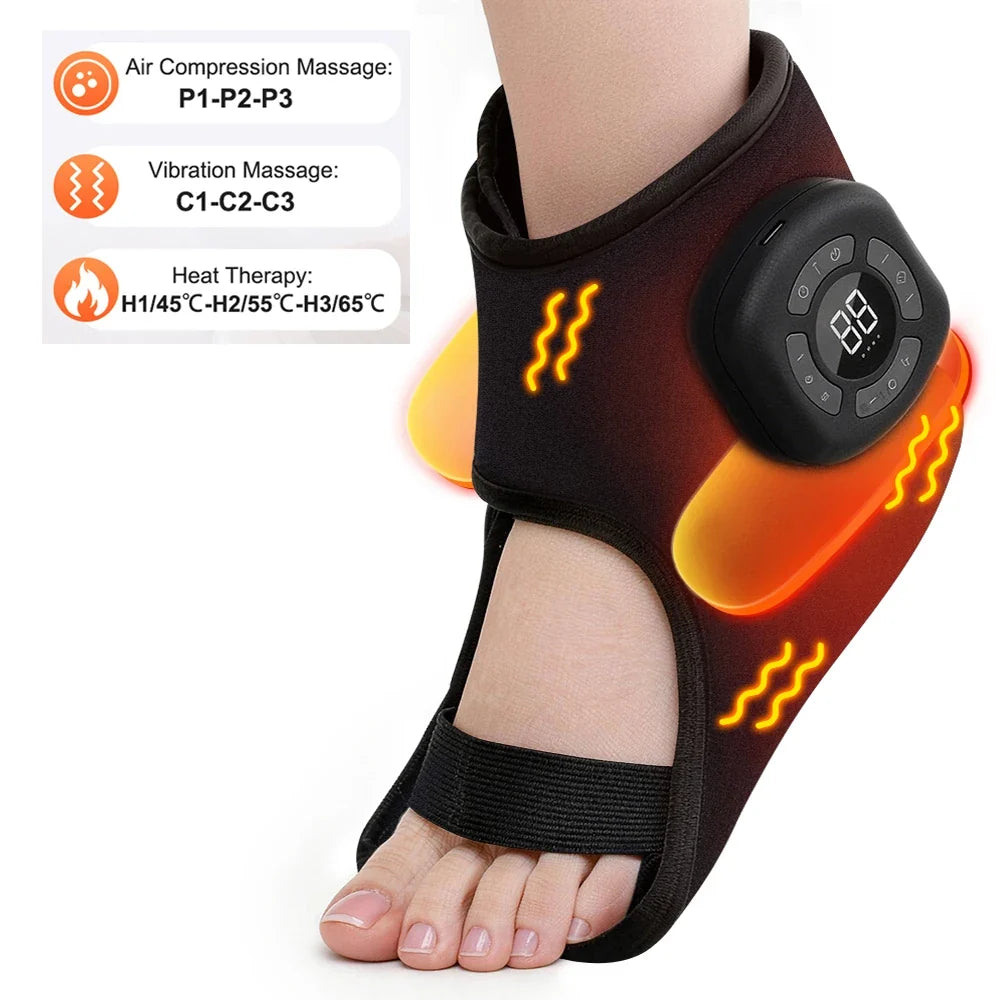 Ankle Massager Air Compression Vibration & Heat