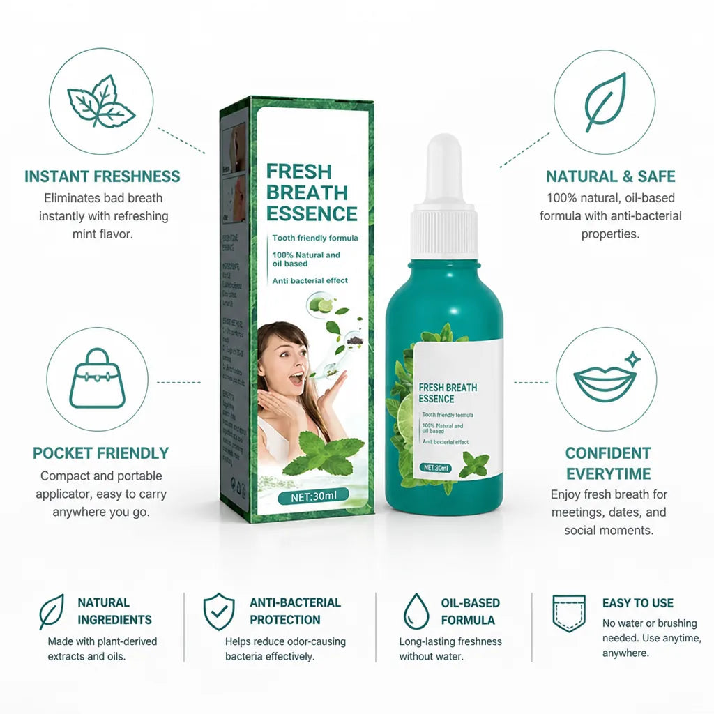 Breath Freshener Mint Pocket Applicator Instant Freshness