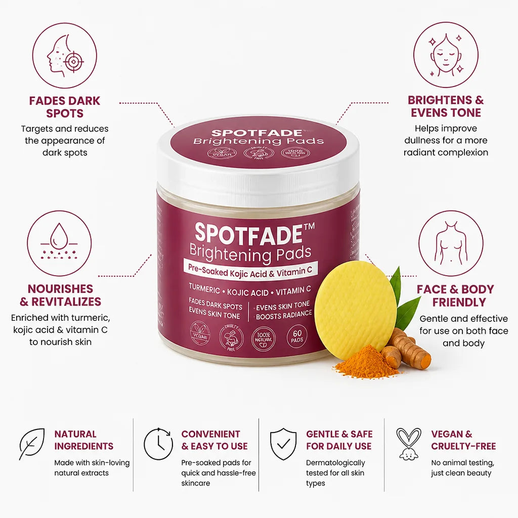 Brightening Pads Pre-Soaked Kojic Acid & Vitamin C