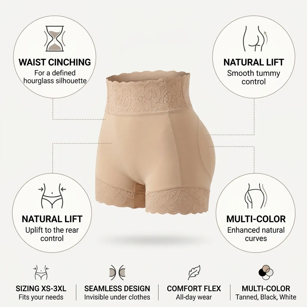 Butt-Lift Girdle Waist Cinching & Tummy Control