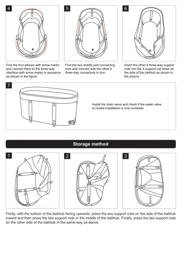 Cold Plunge Tub Foldable & Portable Space-Saving