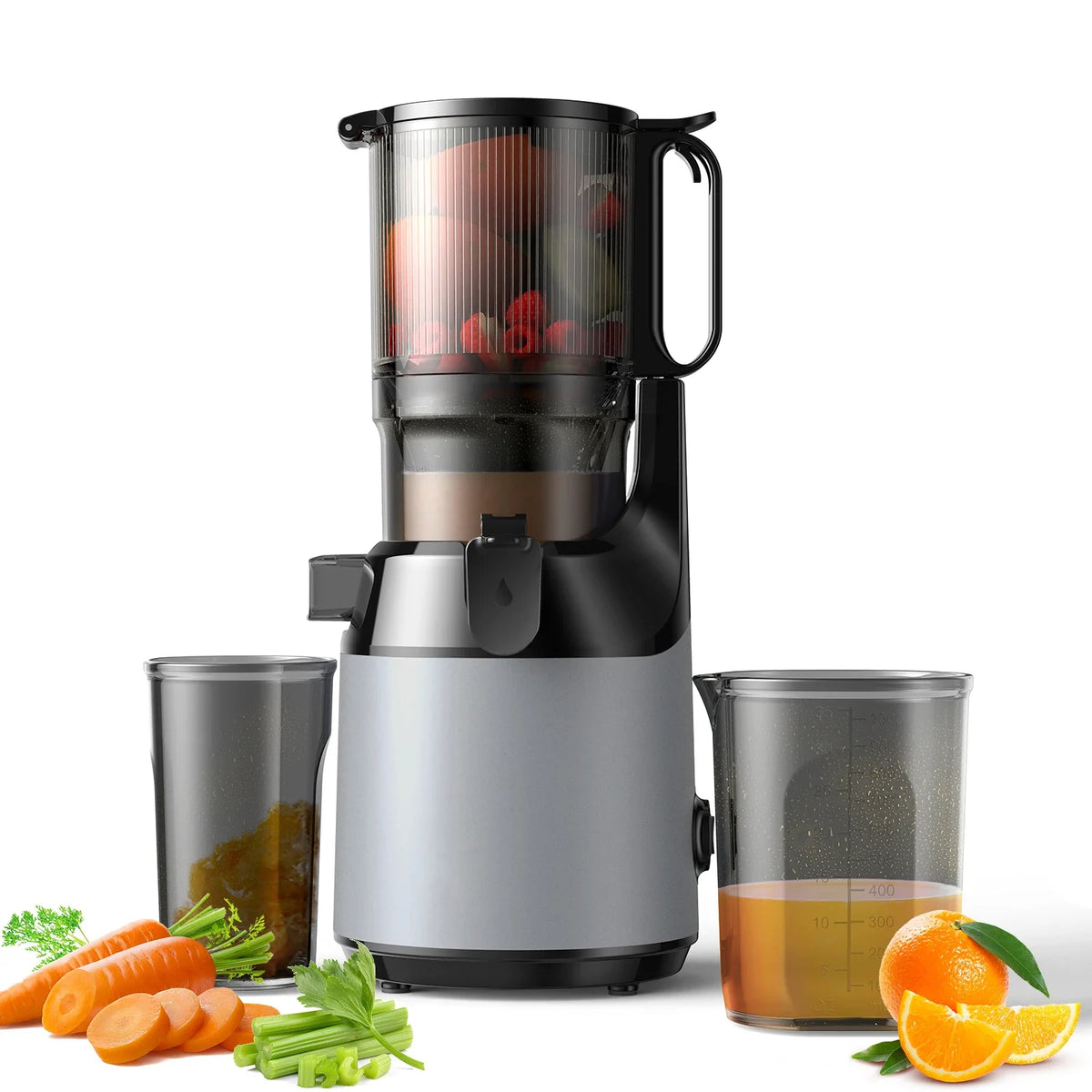 Cold-Press Juicer Slow Masticating 5.1 Inch Chute