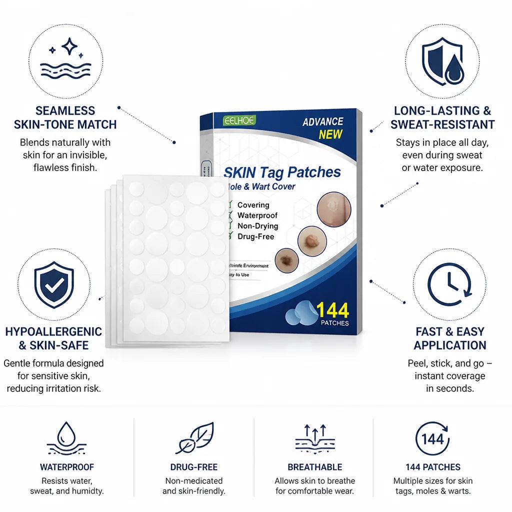 Concealer Patches Hypoallergenic & Sweat-Resistant