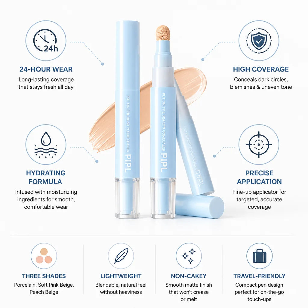 Concealer Pen Dual-Effect 24-Hour High Coverage