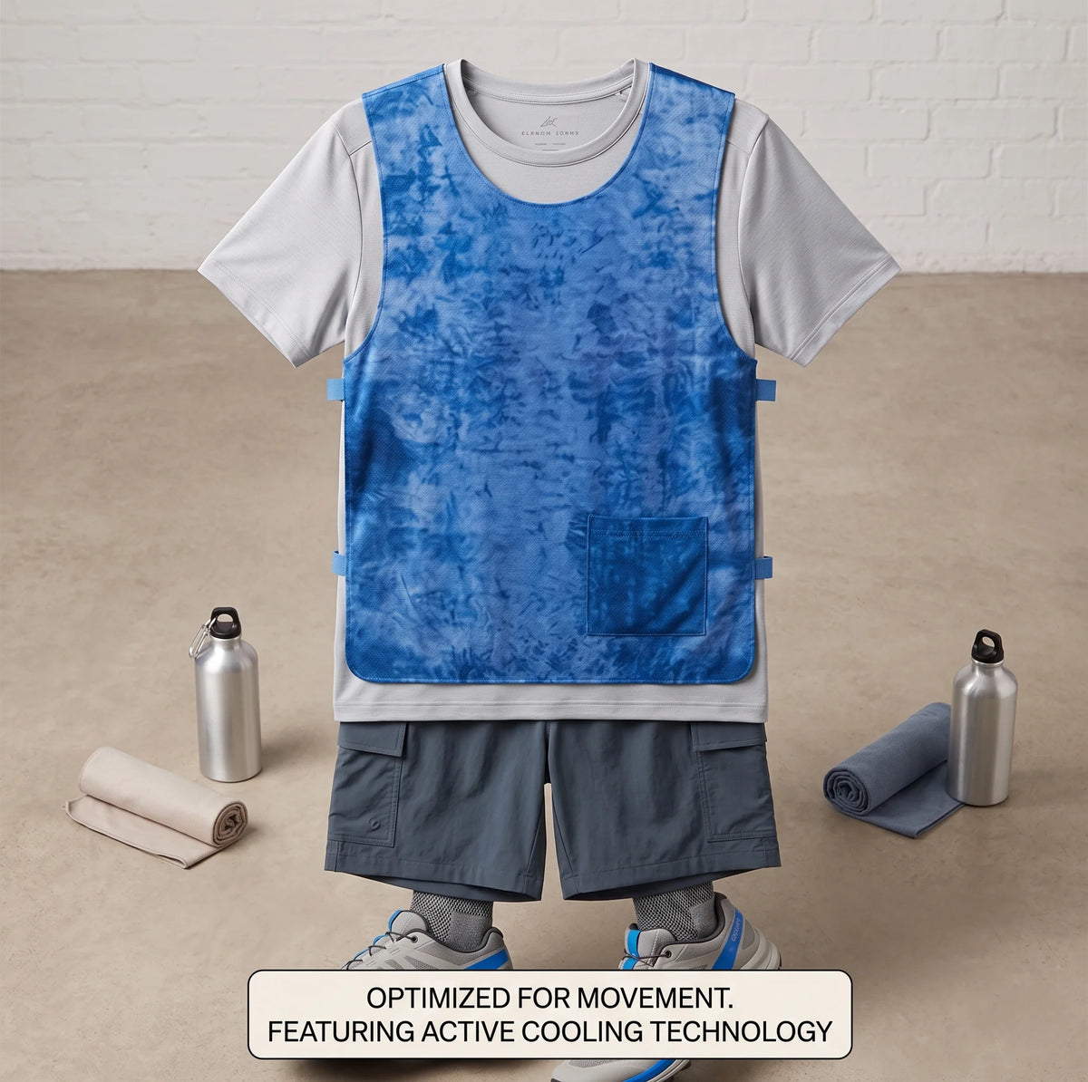 Cooling Utility Vest Breathable Mesh & Adjustable Fit