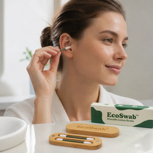 Ear Swabs Reusable Soft Cotton Eco-Friendly