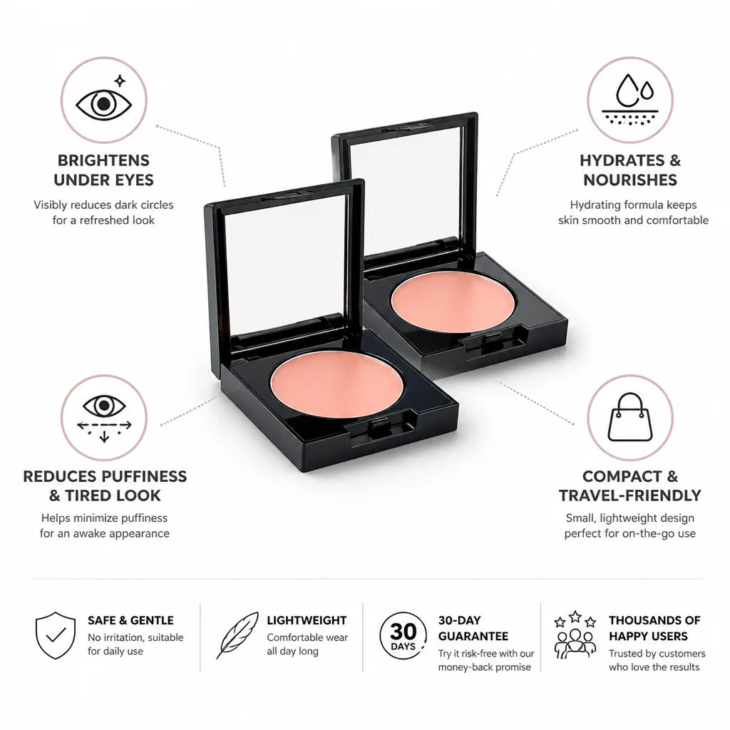Eye Brightener Hydrating Conceals Dark Circles 2-Pack