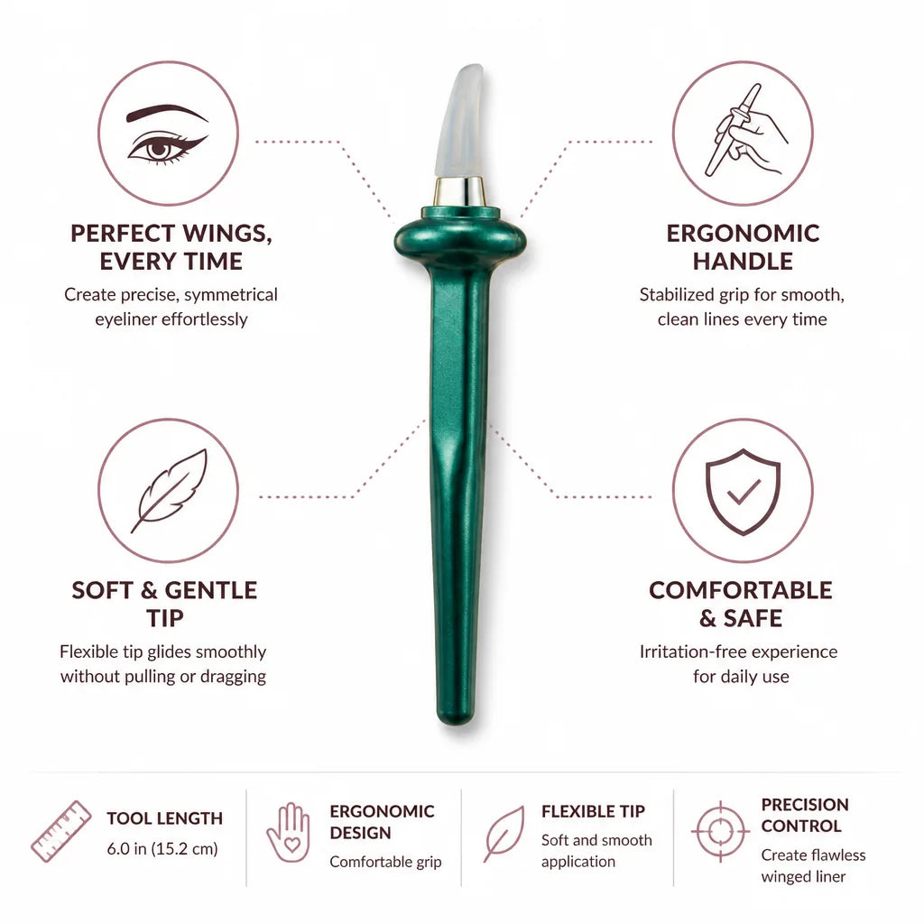 Eyeliner Tool Precision Soft Tip & Ergonomic Handle