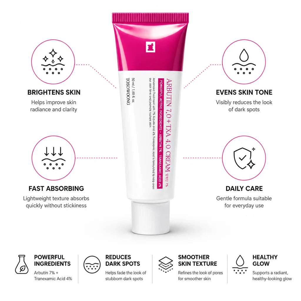 Face Cream Arbutin Brightening Evens Skin Tone