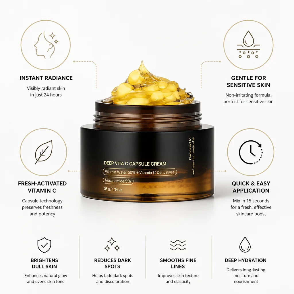 Face Cream Fresh-Activated Vitamin C Gel Sensitive Skin