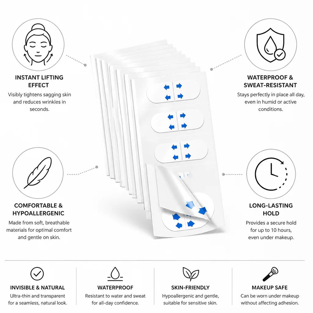 Face Lifting Tape Invisible Waterproof 60 Pack