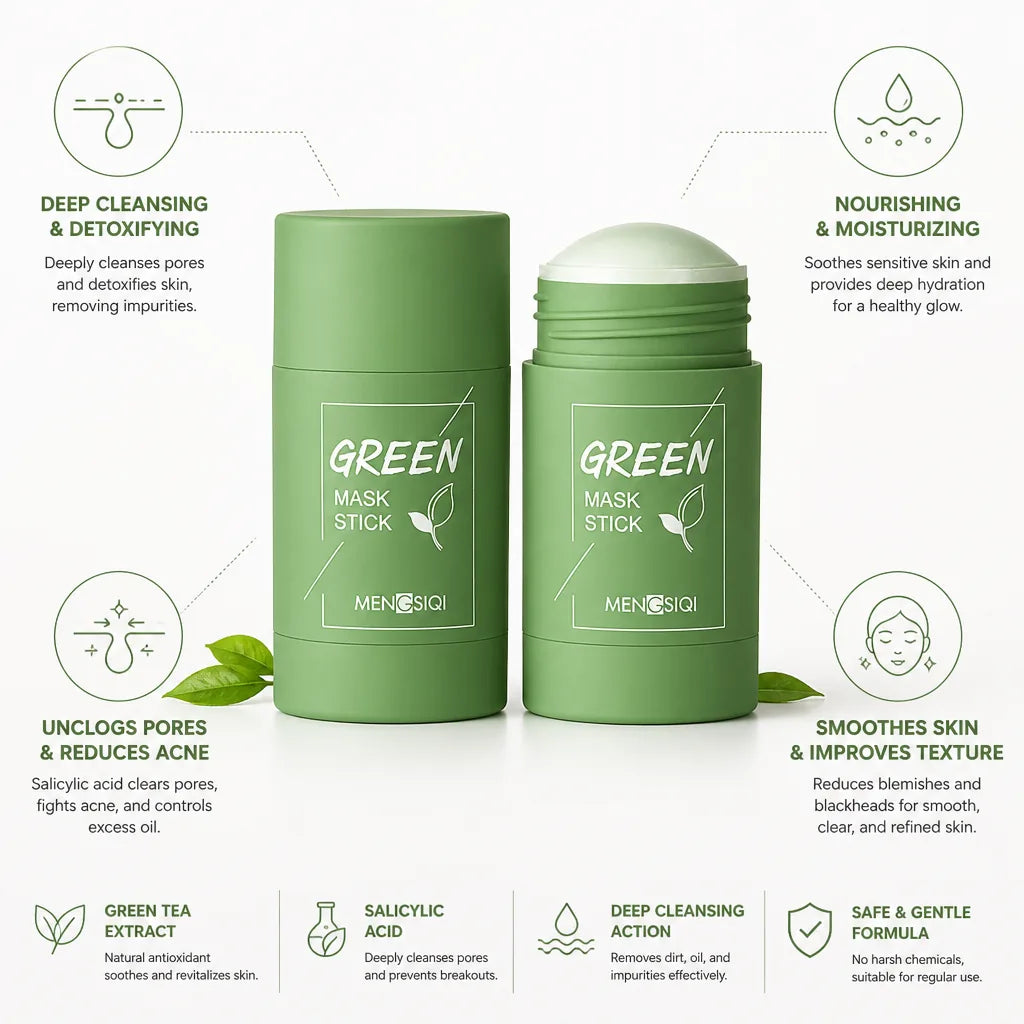Face Mask Stick Deep Cleansing Green Tea & Salicylic Acid