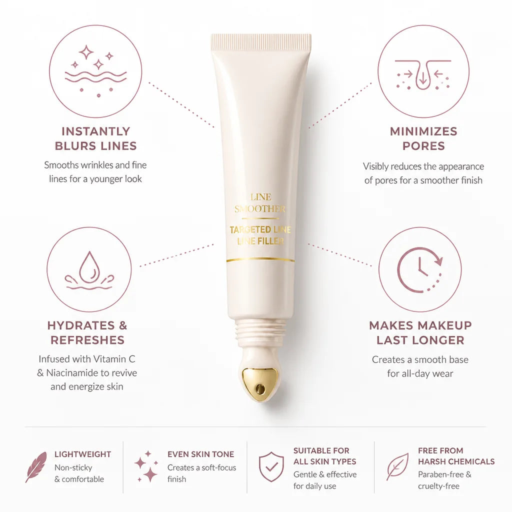 Face Primer Instant Blur Pore Minimizer Vitamin C Niacinamide