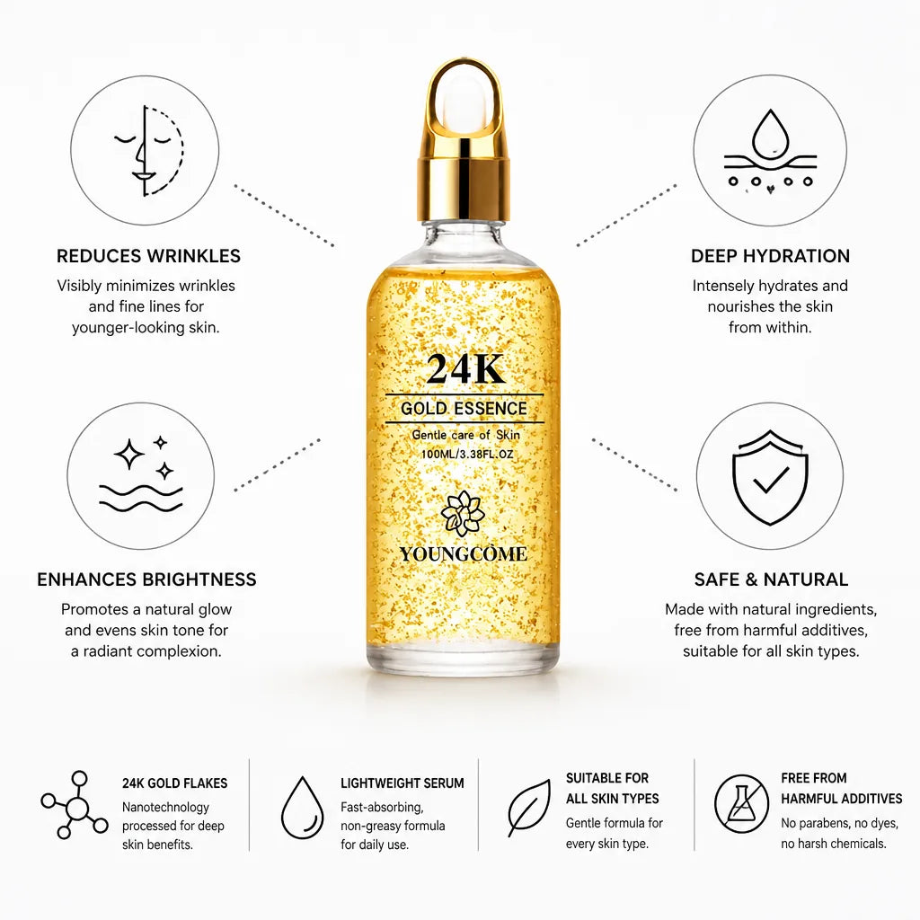 Face Serum 24K Gold Hydrating Firming