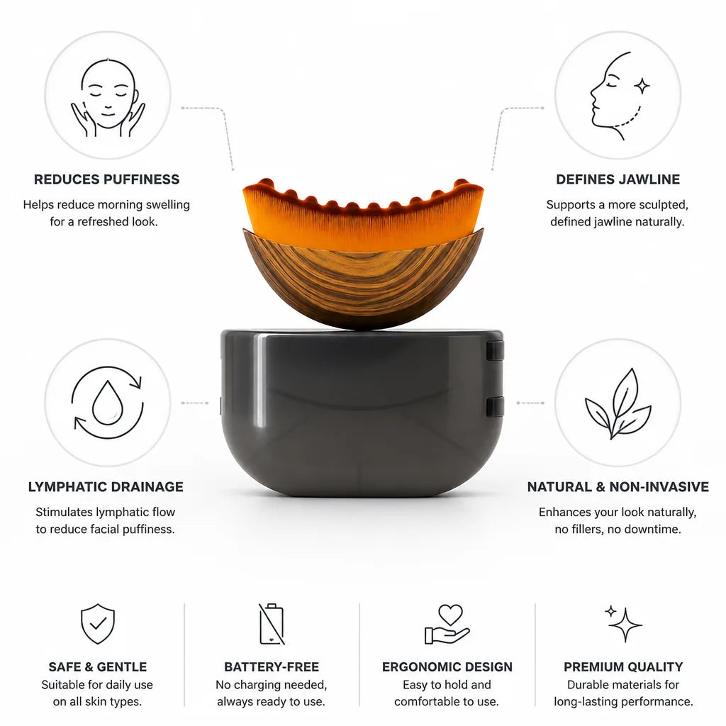 Facial Brush Lymphatic Drainage & Jawline Contouring