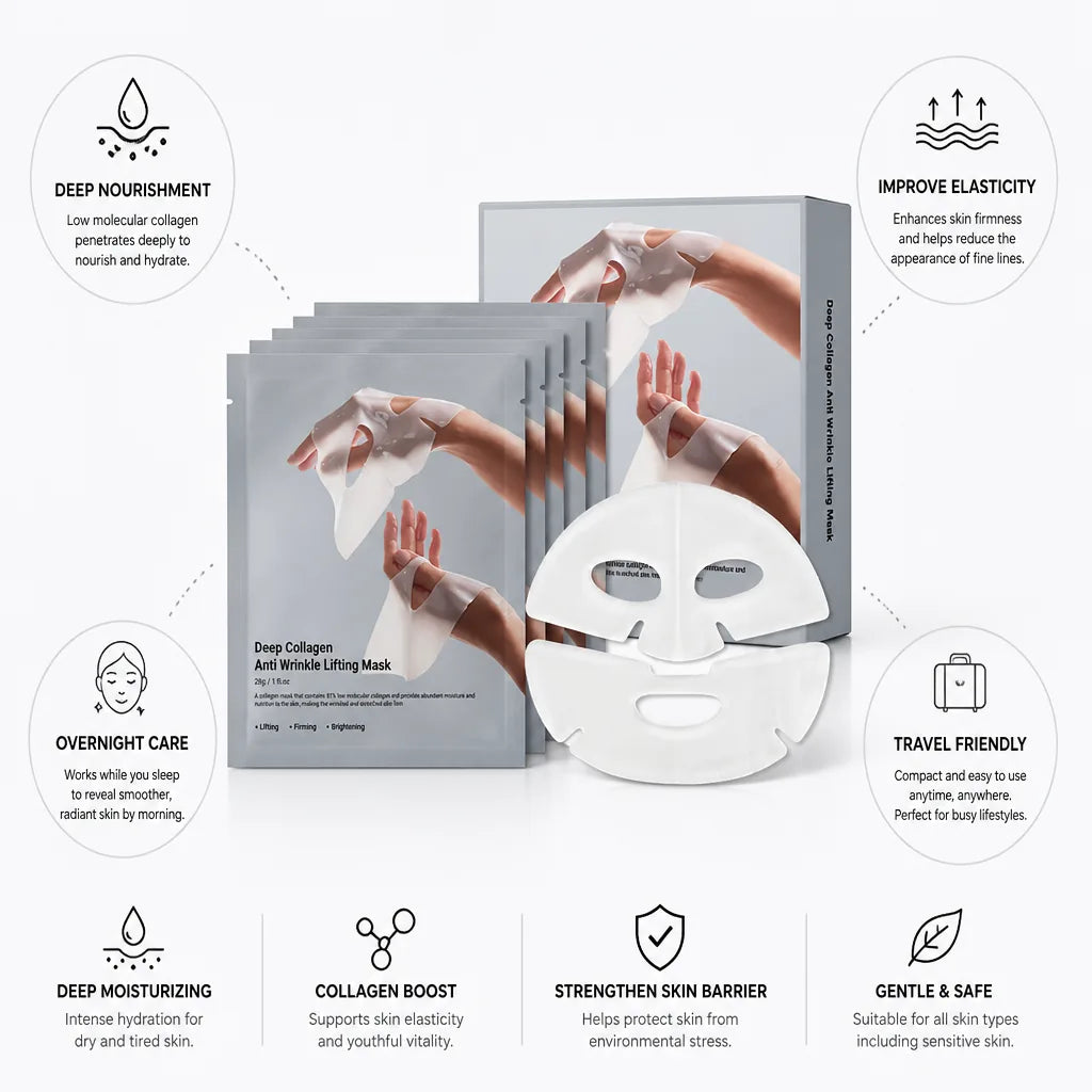 Facial Mask Overnight Collagen Deep Moisturizing Travel Size