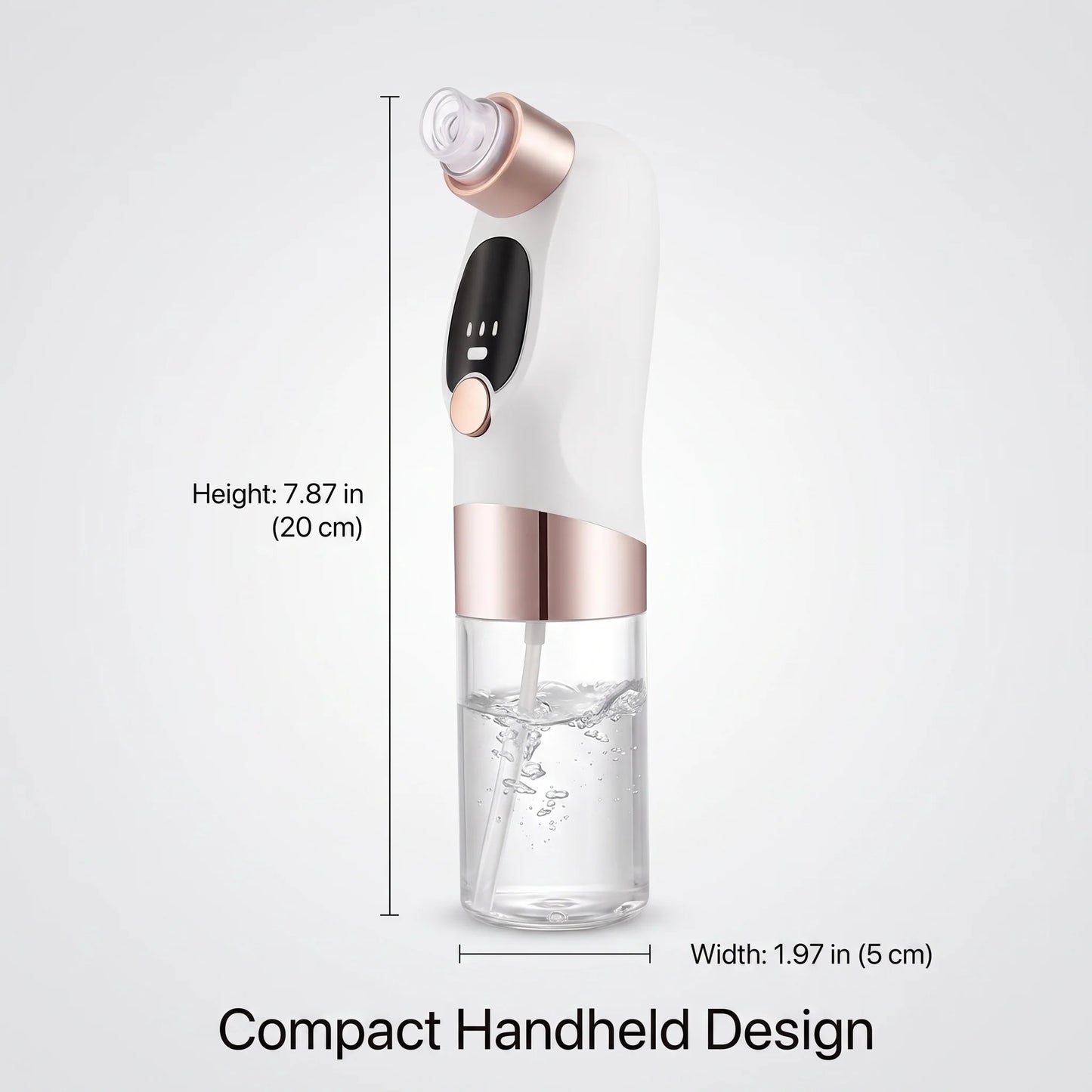 Facial Pore Cleaner Rechargeable Hydro Suction 6 Tips