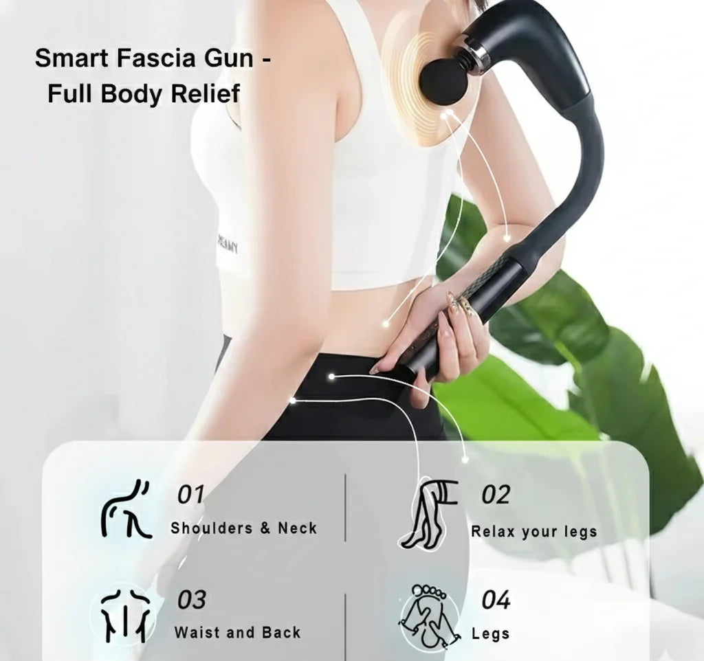 Fascia Massage Gun Cordless Portable Multiple Speeds