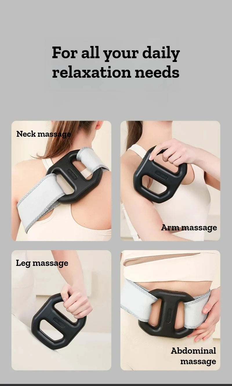 Fascia Massager Ring Dual-Ring Vibration Compact & Portable