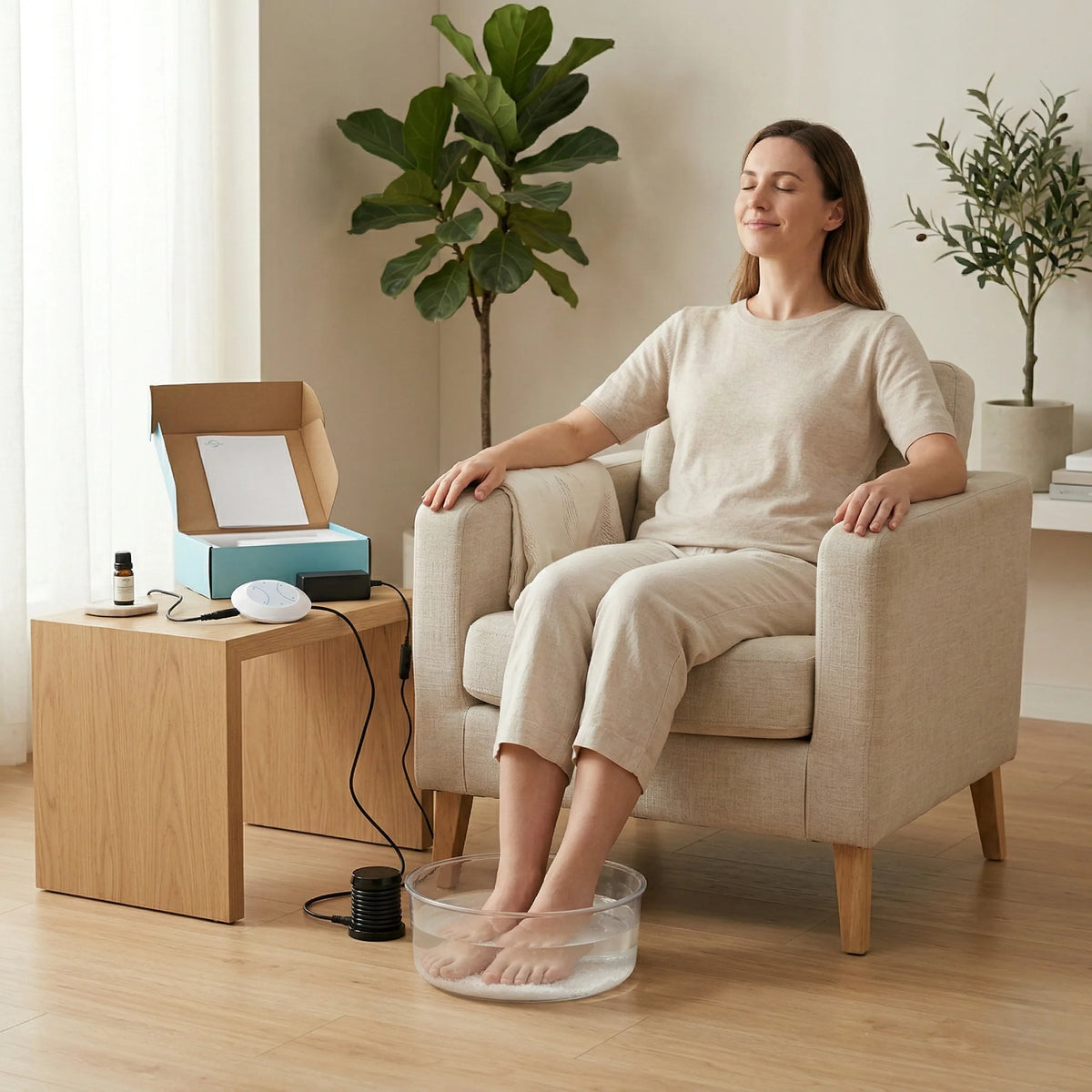 Foot Detox Spa Machine Multi-Plug Compatible & Easy Setup