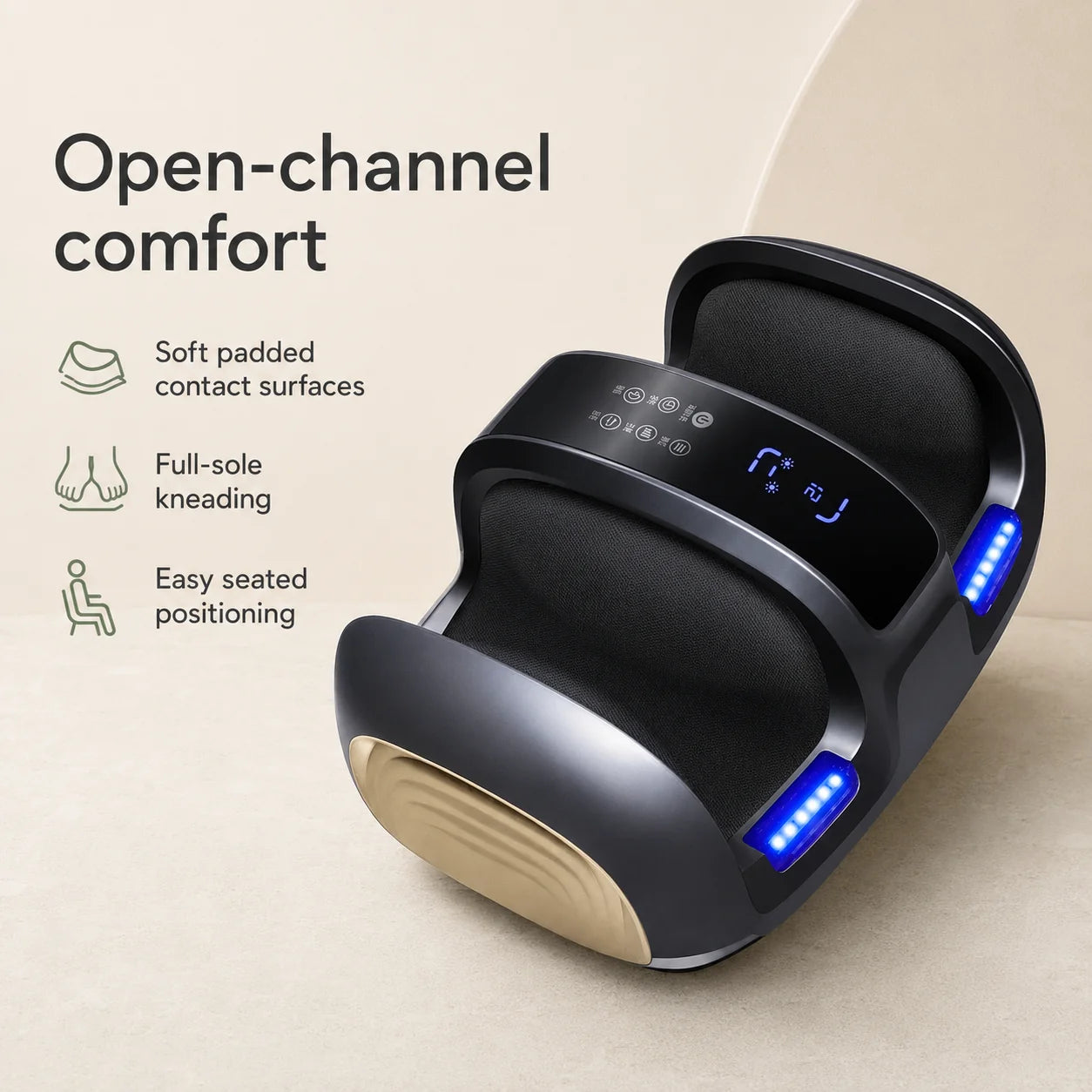 Foot Massager Shiatsu Heated Remote & Touch Controls