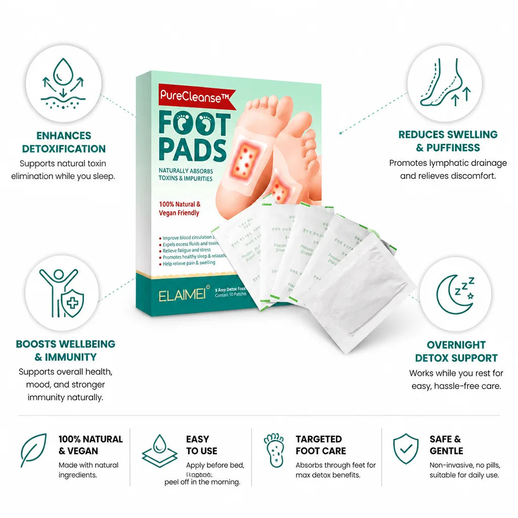 Foot Patch Lymphatic Drainage Herbal Night